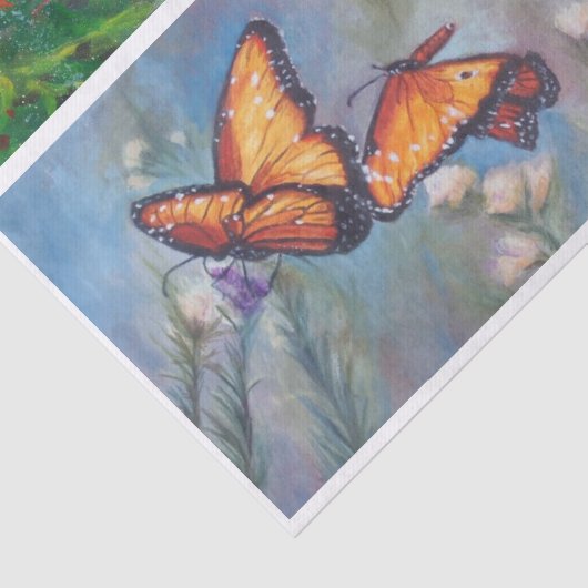 Decoupageの花のティッシュ 薄葉紙 (詳細)