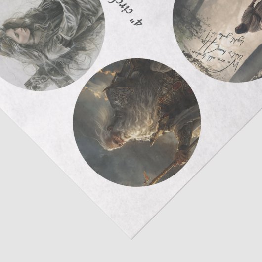 Decoupage 12 Devotional Faith Coaster Set 4" 薄葉紙 (詳細)