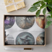 Decoupage 12 Witch Coaster Set 4" Circle Designs  薄葉紙 (ギフト)