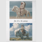 Decoupage 12x16 Native American Indian Designs  薄葉紙 (正面)