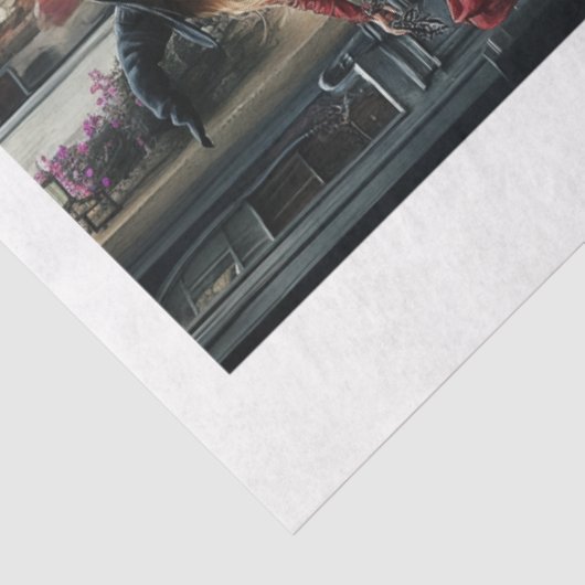 Decoupage 12x16 Whimsical Witches Festive Mystical 薄葉紙 (詳細)