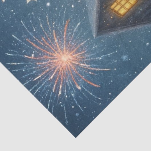 Decoupage 250th Birthday Highland Calf 4th July  薄葉紙 (詳細)