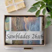 Decoupage 26x6" Cowgirl Western Designs Handsaws 薄葉紙 (ギフト)