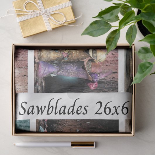 Decoupage 26x6" Farmhouse Designs for Handsaws 薄葉紙 (ギフト)