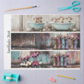 Decoupage 26x6" Farmhouse Designs for Handsaws 薄葉紙 (クラフト)