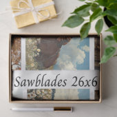 Decoupage 26x6" Handsaw Rustic Wall Art Designs  薄葉紙 (ギフト)