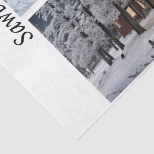 Decoupage 26x6" Winter Collection Handsaw Designs 薄葉紙 (詳細)