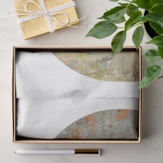 Decoupage 2-12" Circle & 8" Whimsical Donkey Trio 薄葉紙 (ギフト)