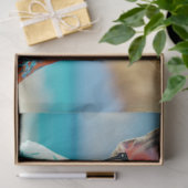 Decoupage 2 Beach Day French Bulldogs 薄葉紙 (ギフト)