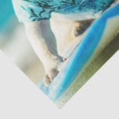 Decoupage 2 Beach Day French Bulldogs 薄葉紙 (詳細)