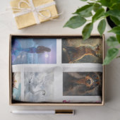 Decoupage 32 Designs 3x5 Inches Collage Scrapbook 薄葉紙 (ギフト)