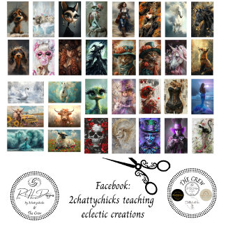 Decoupage 32 Designs 3x5 Inches Collage Scrapbook 薄葉紙