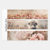 Decoupage 3 Designs Farm Girl & Pig Handsaws ラッピングペーパーシート (正面3)