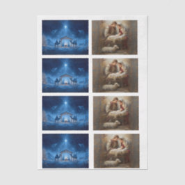 Decoupage 3" Snow Globe & Frame 4x3"-10x14paper 薄葉紙