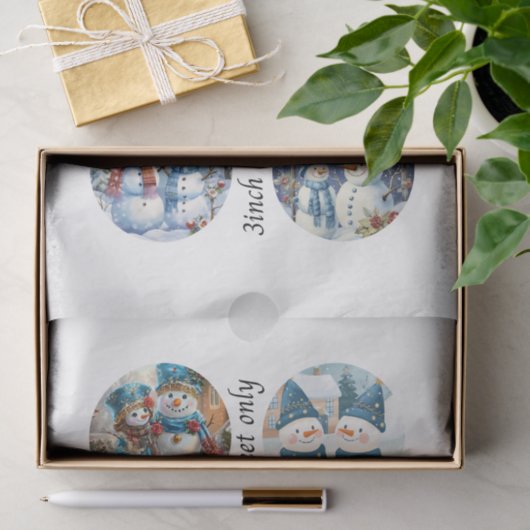 Decoupage 3" Snow Globe Mould Christmas  薄葉紙 (ギフト)