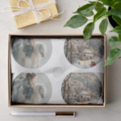 Decoupage 3" Snow Globe Moulds Child Horse Winter  薄葉紙 (ギフト)