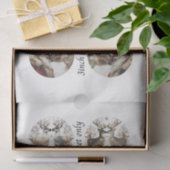 Decoupage 3" Snow Globe Moulds Floral Deer & Santa 薄葉紙 (ギフト)