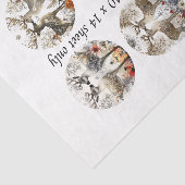 Decoupage 3" Snow Globe Moulds Floral Deer & Santa 薄葉紙 (詳細)