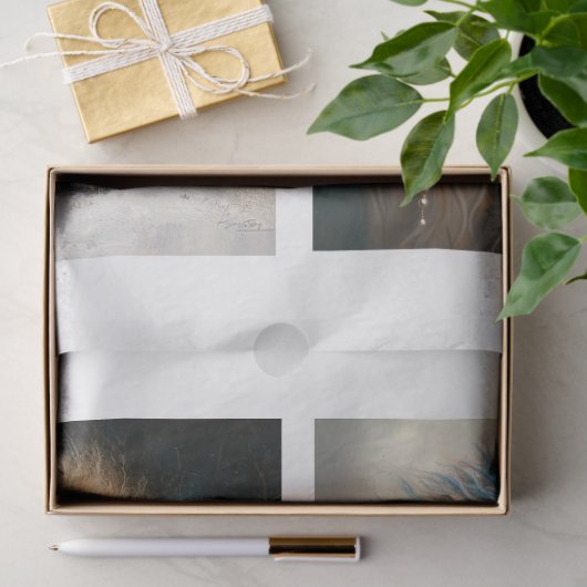 Decoupage 4 Lion Papers Fit 8 x 10 Canvas 薄葉紙 (ギフト)