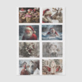 Decoupage 4x3 designs for 3" snow globe & frames  薄葉紙 (正面)