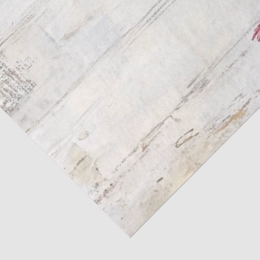 Decoupage 5 Chickens on a Fence 18x24 Canvas 薄葉紙 (詳細)