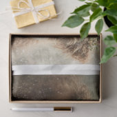 Decoupage 5x7 Highland Calves Winter Scene  薄葉紙 (ギフト)