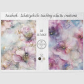 Decoupage A3 Floral Botanicals Scrapbooking 薄葉紙 (正面)