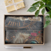 Decoupage A3 Scrapbook Paper Steampunk Cats  薄葉紙 (ギフト)