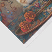 Decoupage A3 Whimsical Cat in Hats  薄葉紙 (詳細)