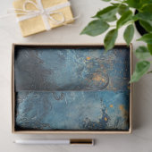 Decoupage Abstract Night Sky Crescent Moon 薄葉紙 (ギフト)