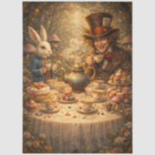 Decoupage Adventurous Enchanted Forest Tea Party 薄葉紙 (正面)
