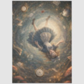 Decoupage Adventurous Fall Into Rabbit Hole 薄葉紙 (正面)