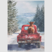 Decoupage All Cows Come Home-Homebound Highland 薄葉紙 (正面)