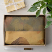 Decoupage Autumn Scarecrow Floppy Hat Pumpkins 薄葉紙 (ギフト)