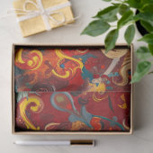 Decoupage Background Swirling Sunflower Abstract 薄葉紙 (ギフト)