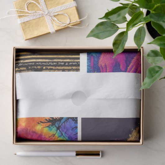 Decoupage Bigfoot For 8 x 10 Canvas 薄葉紙 (ギフト)