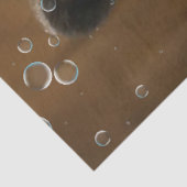 Decoupage Black Bear Tub Bubbles Rubber Duck  薄葉紙 (詳細)