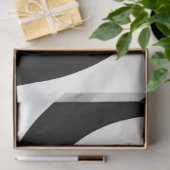 Decoupage Black White Spiral Design  薄葉紙 (ギフト)