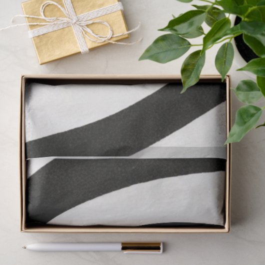 Decoupage Black & White Spiral Optical Illusion  薄葉紙 (ギフト)