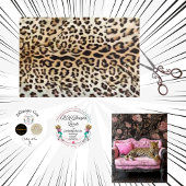 Decoupage Bold Leopard Print Background  薄葉紙