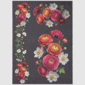 Decoupage Botanical Bloom 薄葉紙 (正面)