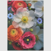 Decoupage Botanical Bloom 薄葉紙 (正面)