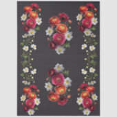 Decoupage Botanical Bloom 薄葉紙 (正面)