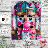 Decoupage Bubblegum Majesty Pink Nutcracker  薄葉紙