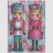 Decoupage Bubblegum Royalty Nutcracker Couple  薄葉紙 (正面)