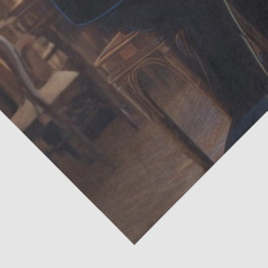 Decoupage Bunny Jazz Club Fur Feather Frunk  薄葉紙 (詳細)