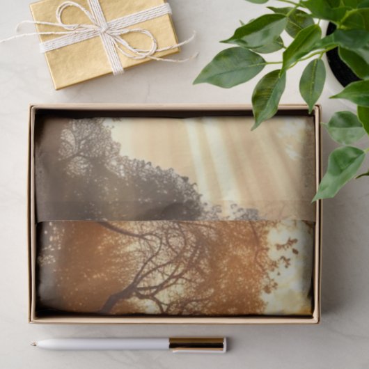 Decoupage Captivating Elephant Sunset  薄葉紙 (ギフト)