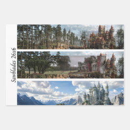 Decoupage Castle Ireland for Signs & Handsaws  ラッピングペーパーシート