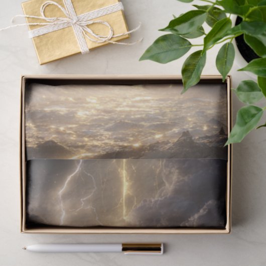 Decoupage Celestial Bitcoin Crypto World  薄葉紙 (ギフト)