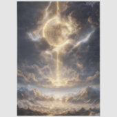 Decoupage Celestial Bitcoin Crypto World  薄葉紙 (正面)